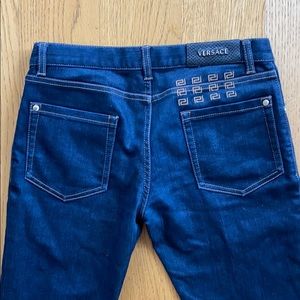 Versace dark blue jeans